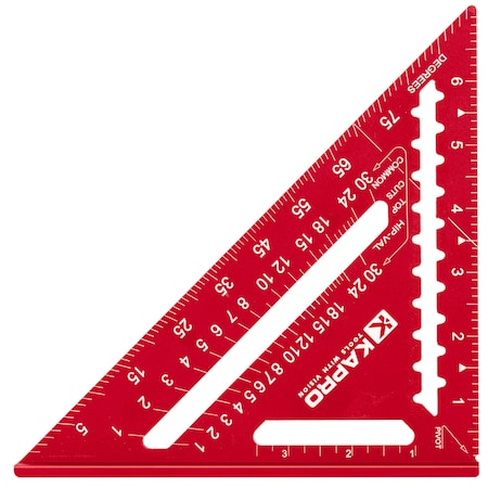 Kapro Tools Kapro 446 High Definition Anodized Rafter Square - 7in 446-7